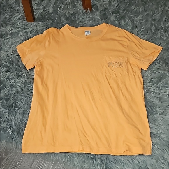 VS Pink Womens Bling T-Shirt Size Large - Picture 10 of 10